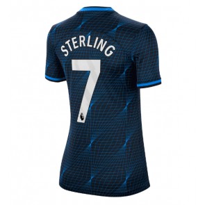Chelsea Raheem Sterling #7 Udebanetrøje Dame 2023-24 Kort ærmer